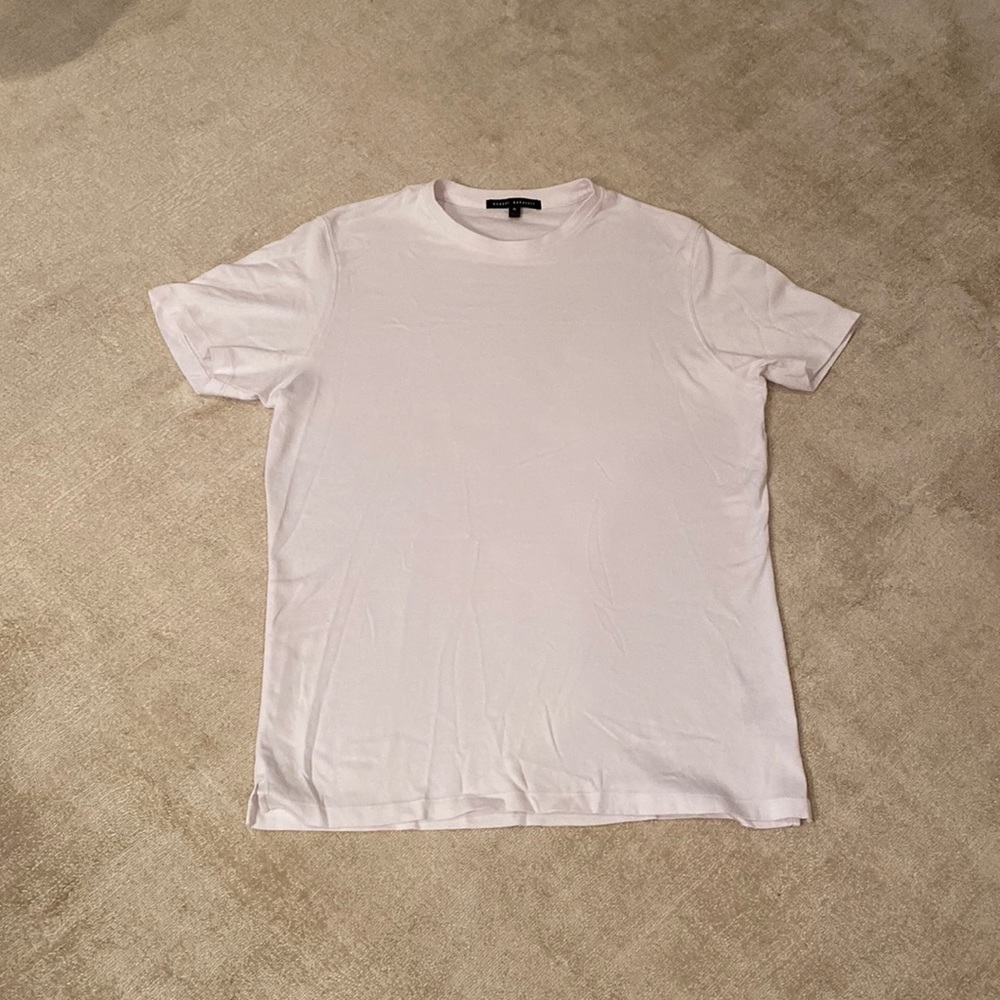 Men’s Robert Barakett white t-shirt M